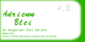 adrienn blei business card